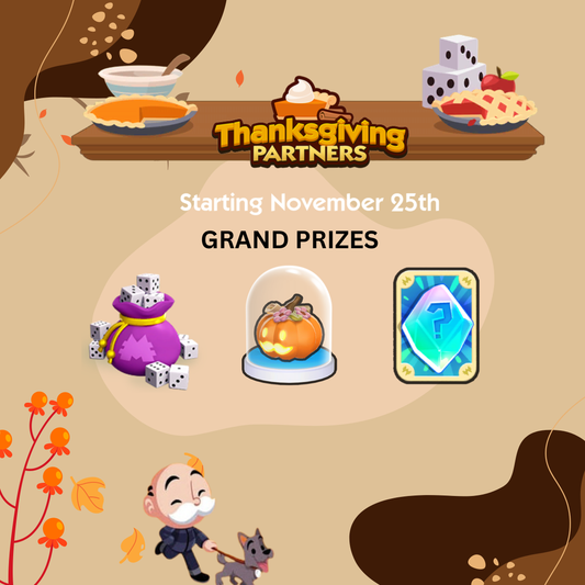 01 - Monopoly GO! Thanksgiving Partners Event (Coming November 25th)