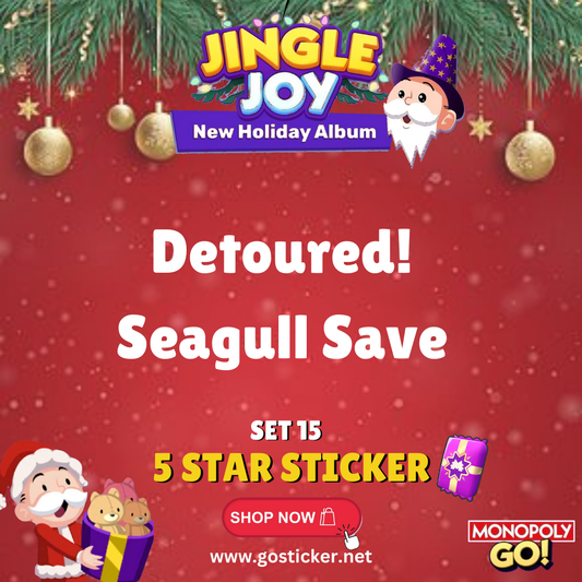 5 Star Sticker Set 15 - Detoured!, Seagull Save