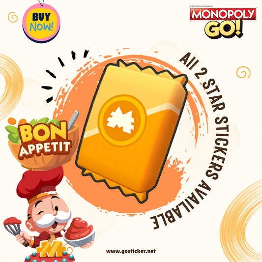 Bon Appetit Set - Monopoly GO! 2 Star Stickers