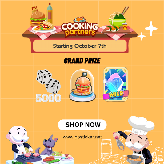 01 - Monopoly GO! Cooking Partners Event (Coming October 7th)