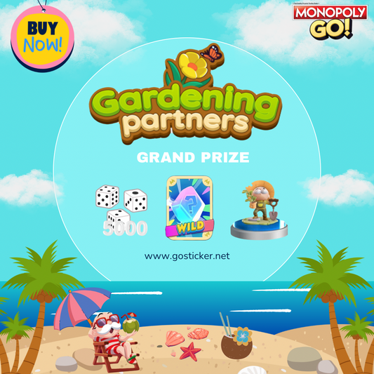 01 - Monopoly GO! Gardening Partners Event (Coming August 13th)